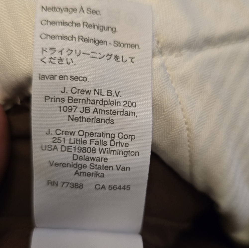 J.Crew Moon Glen Plaid Wool Pull-On Straight Leg Pants 28"W FA21 English Wool - Picture 8 of 11